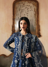 Jahanara By Zarposh Festive Embroidered Raw Silk 3 Piece Unstitched Suit ZP25JFV3 D-INARA